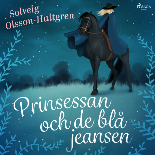 Portada del audiolibro «Prinsessan och de blå jeansen», de Solveig Olsson-Hultgren