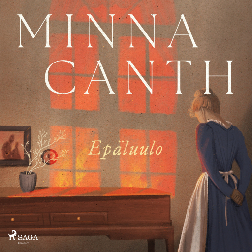 Portada del audiolibro «Epäluulo», de Minna Canth