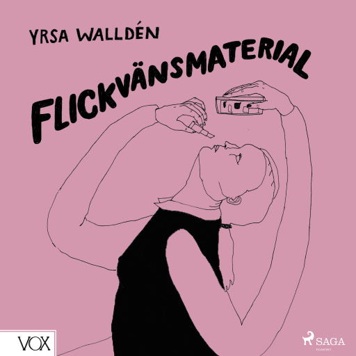 Portada del audiolibro «Flickvänsmaterial», de Yrsa Walldén