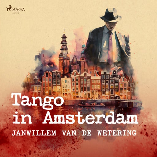 Portada del audiolibro «Tango in Amsterdam en andere verhalen», de Janwillem van de Wetering