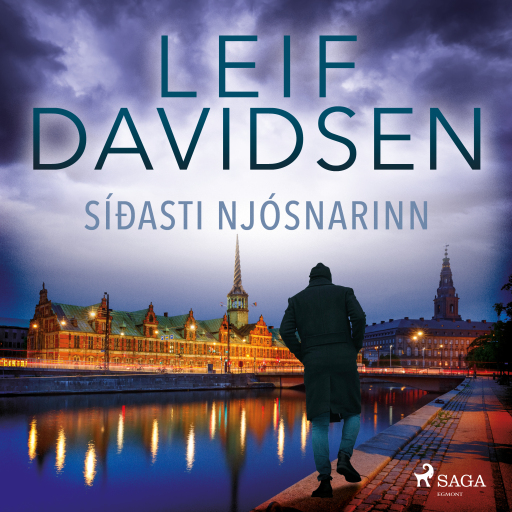 Portada del audiolibro «Síðasti njósnarinn», de Leif Davidsen