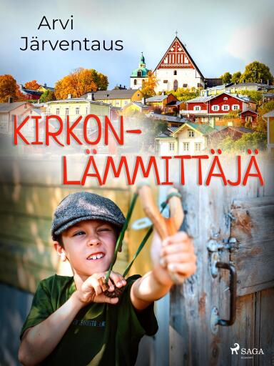 Portada del libro «Kirkonlämmittäjä», de Arvi Järventaus