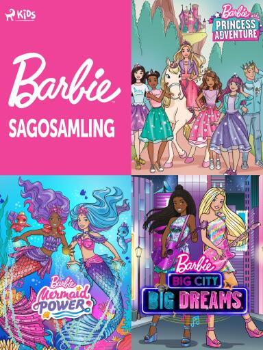 Portada del libro «Barbie - Sagosamling», de Mattel