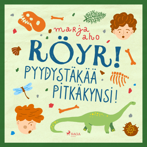 Portada del audiolibro «Röyr! Pyydystäkää pitkäkynsi!», de Marja Aho