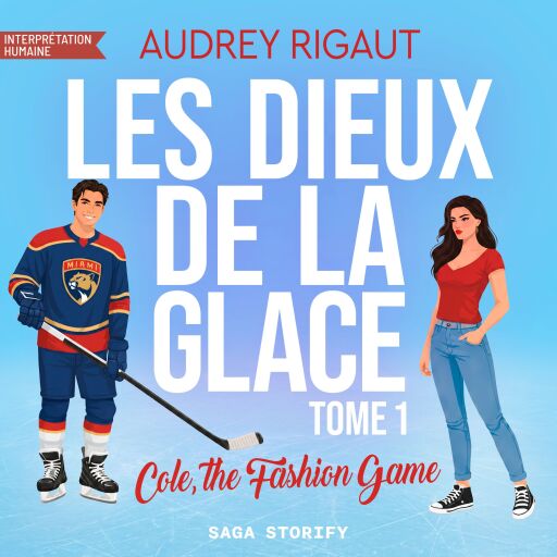 Portada del audiolibro «Les Dieux de la glace, Tome 1 : Cole, the Fashion Game», de Audrey Rigaut