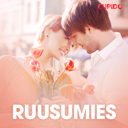 Portada del audiolibro «Ruusumies – eroottinen novelli», de Cupido