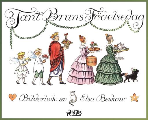 Portada del libro «Tant Bruns födelsedag», de Elsa Beskow