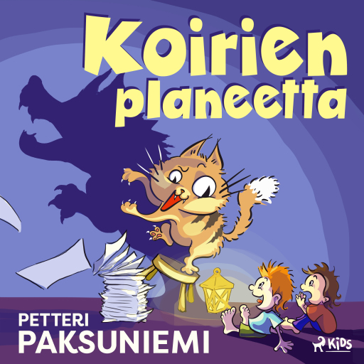 Portada del audiolibro «Koirien planeetta», de Petteri Paksuniemi
