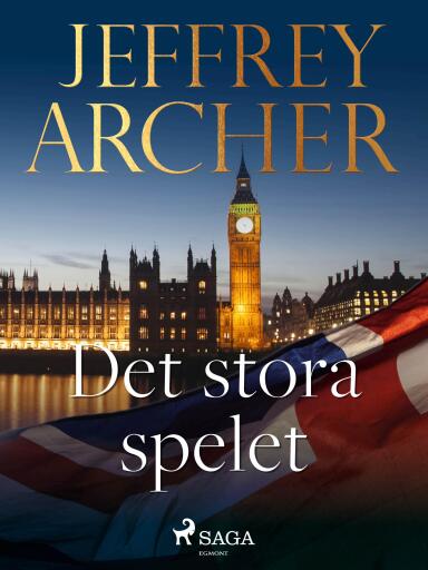 Portada del libro «Det stora spelet», de Jeffrey Archer