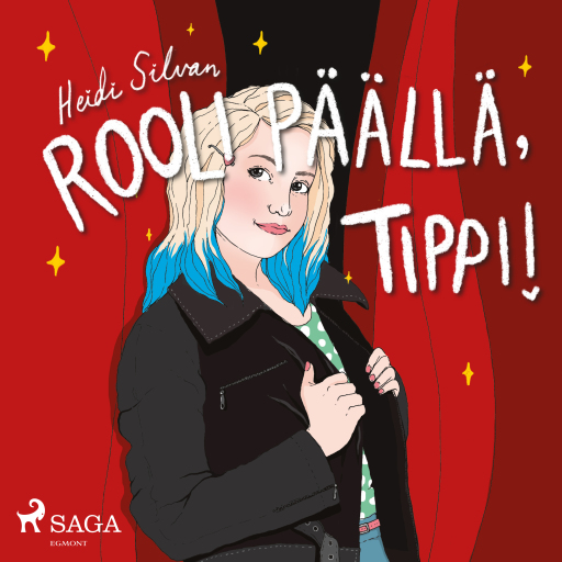 Portada del audiolibro «Rooli päällä, Tippi», de Heidi Silvan