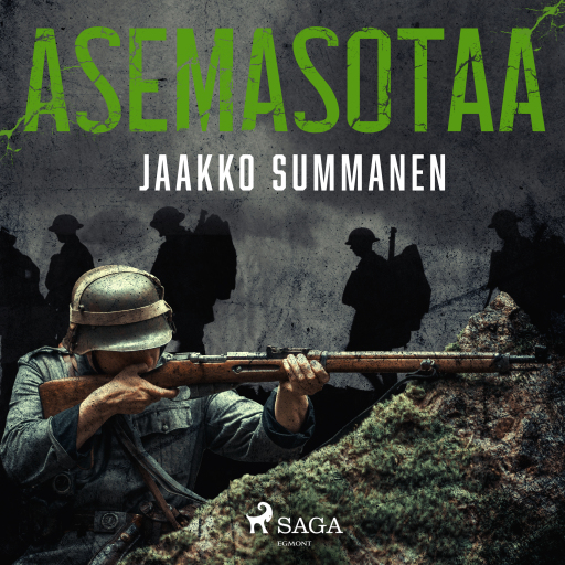 Portada del audiolibro «Asemasotaa», de Jaakko Summanen