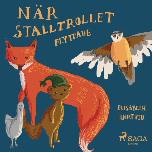 Portada del audiolibro «När stalltrollet flyttade», de Elisabeth Hjortvid