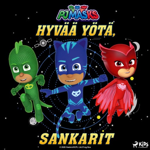 Portada del audiolibro «Pyjamasankarit – Hyvää yötä, sankarit», de eOne