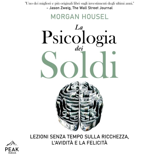Portada del audiolibro «La psicologia dei soldi», de Morgan Housel