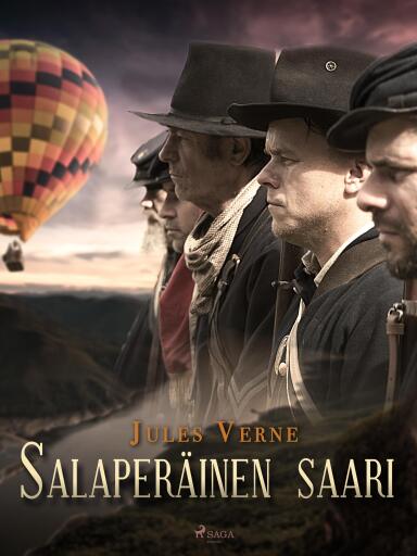Portada del libro «Salaperäinen saari», de Jules Verne