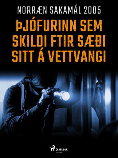 Portada del libro «Þjófurinn sem skildi eftir sæði sitt á vettvangi», de Forfattere Diverse