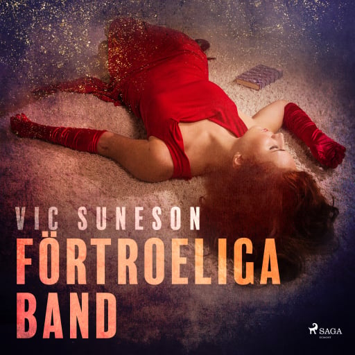 Portada del audiolibro «Förtroeliga band», de Vic Suneson