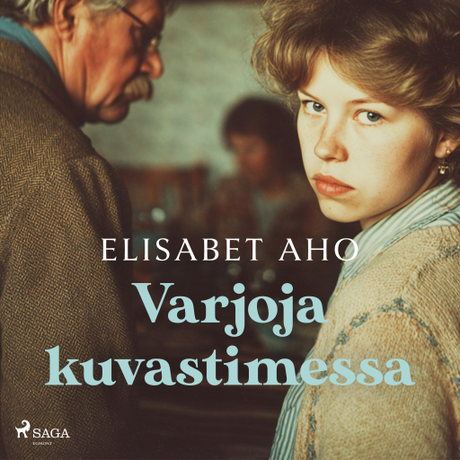 Portada del audiolibro «Varjoja kuvastimessa», de Elisabet Aho