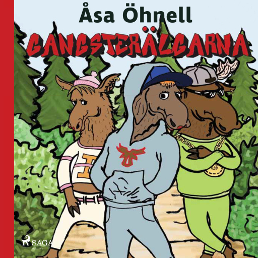 Portada del audiolibro «Gangsterälgarna», de Åsa Öhnell