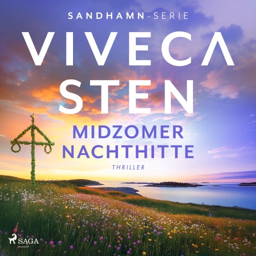 Portada del audiolibro «Midzomernachthitte», de Viveca Sten