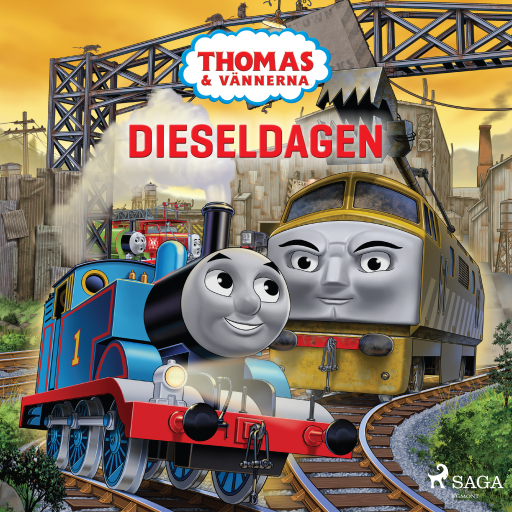 Portada del audiolibro «Thomas och vännerna - Dieseldagen», de Mattel
