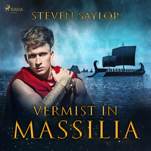 Portada del audiolibro «Vermist in Massilia», de Steven Saylor