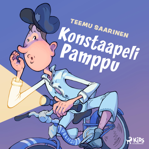 Portada del audiolibro «Konstaapeli Pamppu», de Teemu Saarinen