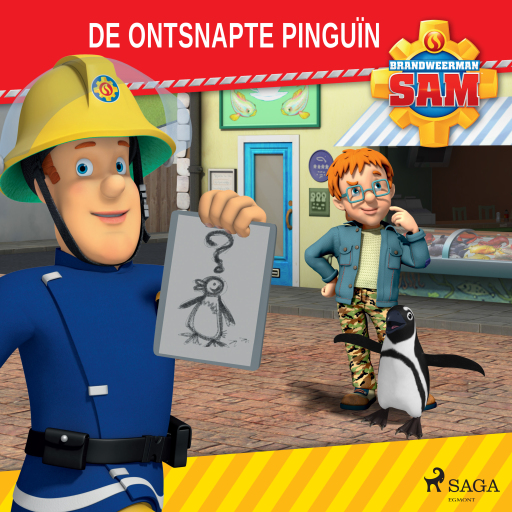 Portada del audiolibro «Brandweerman Sam - De ontsnapte pinguïn», de Mattel