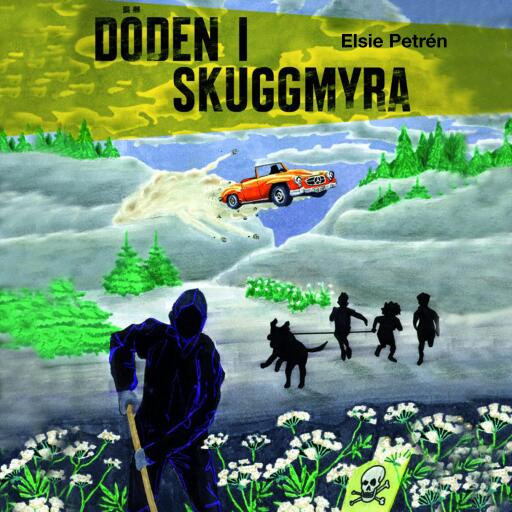 Portada del audiolibro «Döden i Skuggmyra», de Elsie Petrén