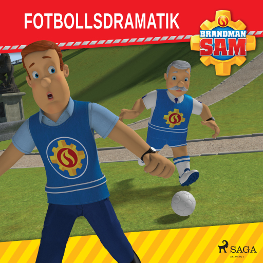 Portada del audiolibro «Brandman Sam - Fotbollsdramatik», de Mattel