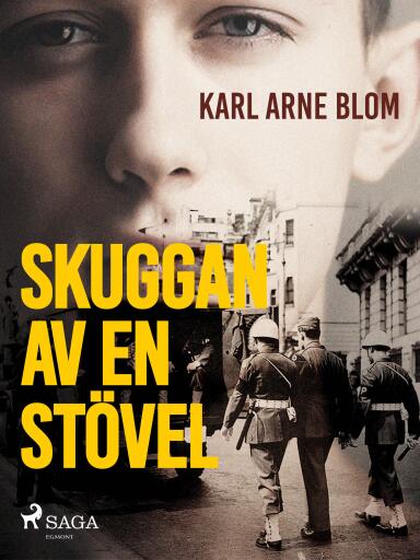 Portada del libro «Skuggan av en stövel», de Karl Arne Blom