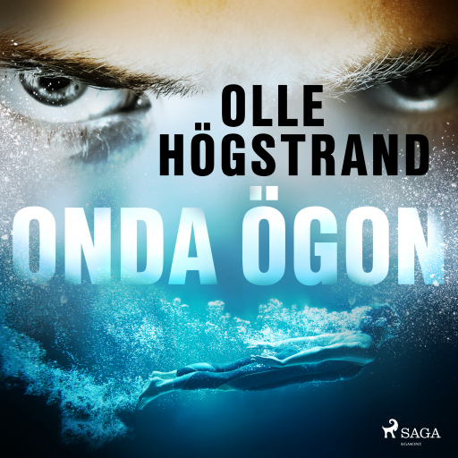 Portada del audiolibro «Onda ögon», de Olle Högstrand