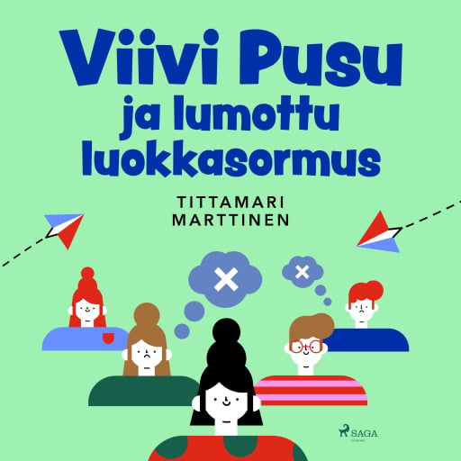 Portada del audiolibro «Viivi Pusu ja lumottu luokkasormus», de Tittamari Marttinen