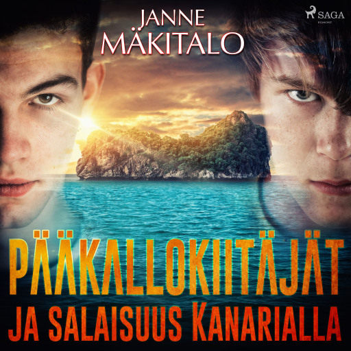 Portada del audiolibro «Pääkallokiitäjät ja salaisuus Kanarialla»