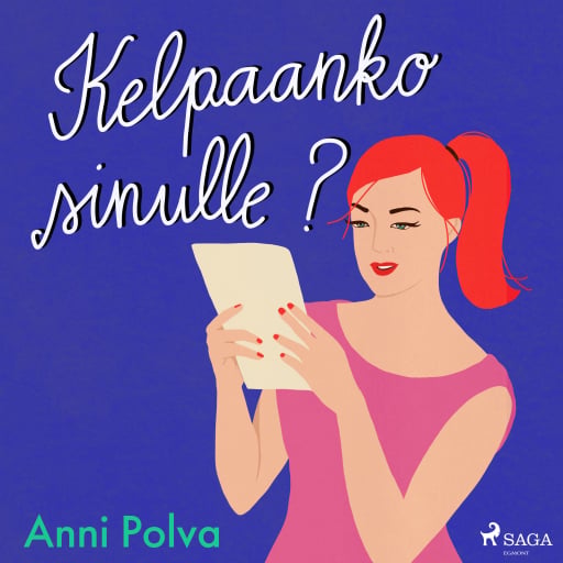Portada del audiolibro «Kelpaanko sinulle?», de Anni Polva