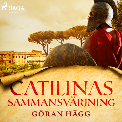 Portada del audiolibro «Catilinas sammansvärjning», de Göran Hägg