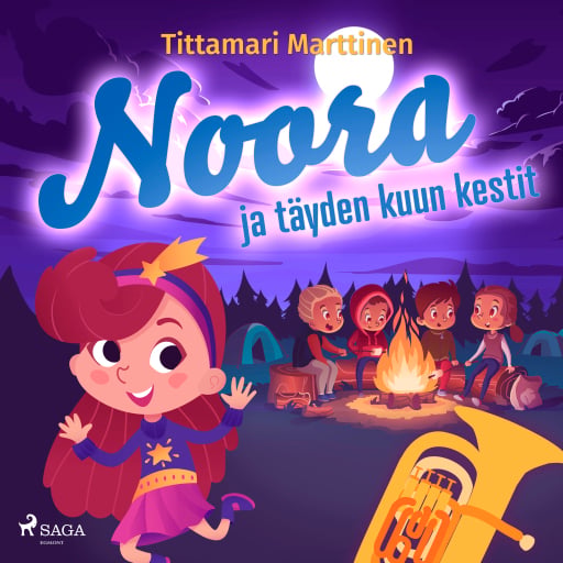 Portada del audiolibro «Noora ja täyden kuun kestit», de Tittamari Marttinen