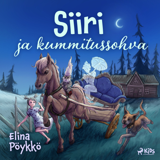 Portada del audiolibro «Siiri ja kummitussohva», de Elina Pöykkö