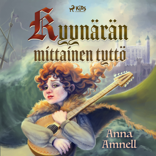 Portada del audiolibro «Kyynärän mittainen tyttö», de Anna Amnell