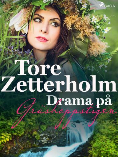 Portada del libro «Drama på gräshoppstigen», de Tore Zetterholm