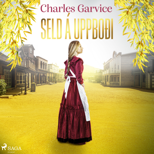Portada del audiolibro «Seld á uppboði», de Charles Garvice