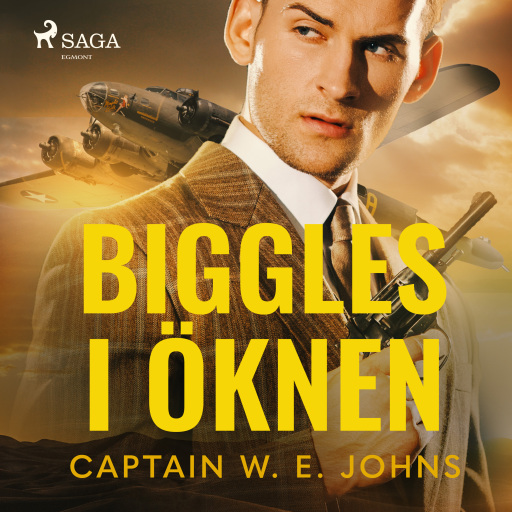Portada del audiolibro «Biggles i öknen», de W.E. Johns