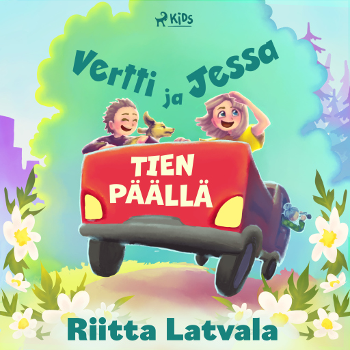 Portada del audiolibro «Vertti ja Jessa tien päällä», de Riitta Latvala