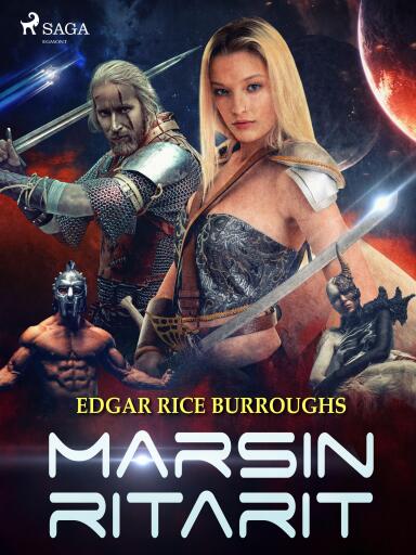Portada del libro «Marsin ritarit», de Edgar Rice Burroughs