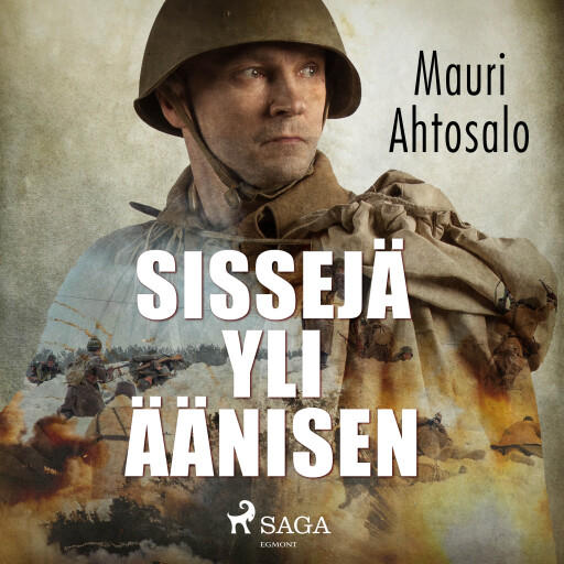 Portada del audiolibro «Sissejä yli Äänisen», de Mauri Ahtosalo
