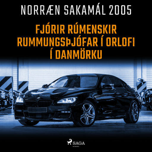 Portada del audiolibro «Fjórir rúmenskir rummungsþjófar í orlofi í Danmörku», de Forfattere Diverse