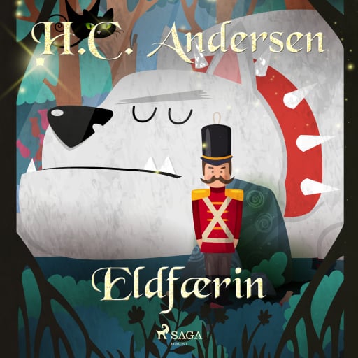 Portada del audiolibro «Eldfærin», de H. C. Andersen