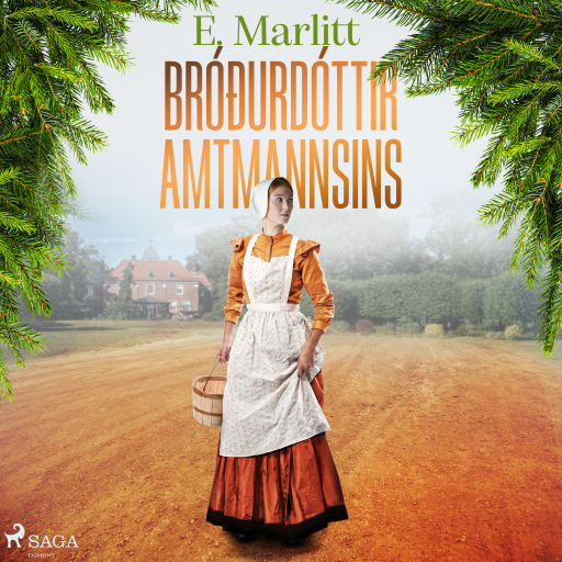 Portada del audiolibro «Bróðurdóttir amtmannsins», de E. Marlitt