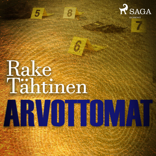 Portada del audiolibro «Arvottomat», de Rake Tähtinen