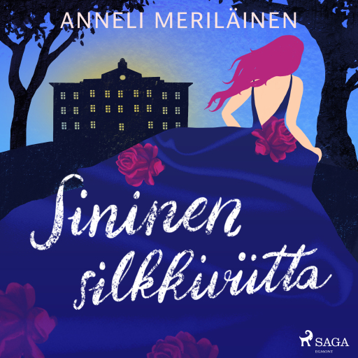 Portada del audiolibro «Sininen silkkiviitta»
